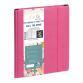 Agenda de bureau All in one EasyTime 21S spiralé Mini Labo 15 x 21 cm Semainier Janvier à décembre 2026 - Rose