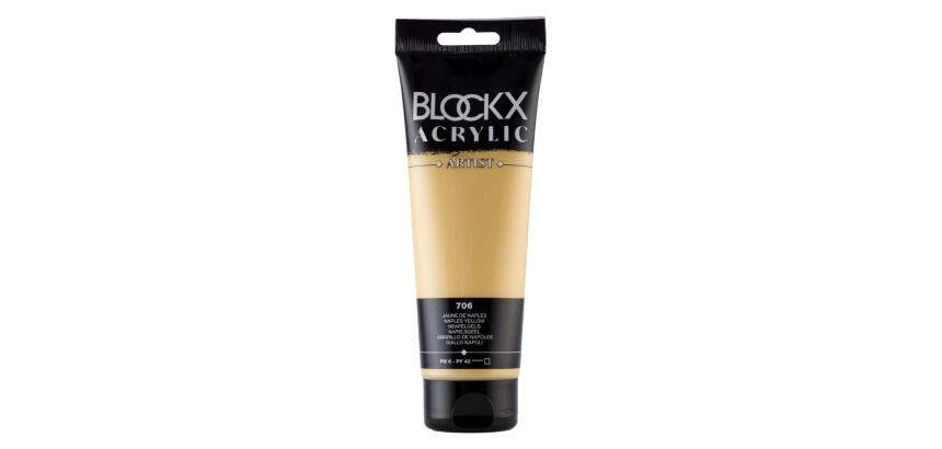 Peinture acrylique fine tube 250ml - Jaune de Naples