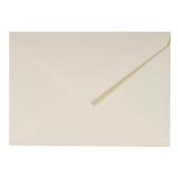 20 enveloppes 162x229mm Vélin pur coton gommées - Crème