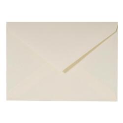20 enveloppes 162x229mm Vélin pur coton gommées - Crème