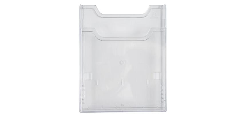 Distributeur de prospectus vertical A4 - Cristal