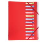 Trieur polypropylène 3 rabats 12 compartiments OPAK