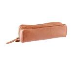 CUIR TEINTE Trousse rectangulaire 4x21x6 cm - Assortiment classique