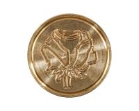 PASTILLE LAITON SUR BROCHE 24mm - Rose
