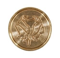PASTILLE LAITON SUR BROCHE 24mm