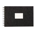 Carnet de Voyage aquarelle spiralé 20F A5 300g - Noir