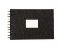 Carnet de Voyage aquarelle spiralé 20F A5 300g - Noir