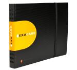 Porte cartes de visite Exacard à pochettes détachables 240 cartes Exactive® - 20x25cm - Noir