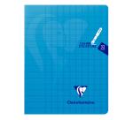 Cahier piqué Mimesys 17x22cm 32 pages grands carreaux 3mm agrandi 12/12 Couleur aléatoire - Assortis