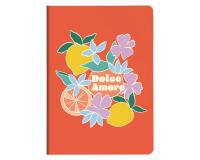 Dolce Amore, Carnet cousu fil A5 14,8x21 cm, 64 pages, ligné, ass.