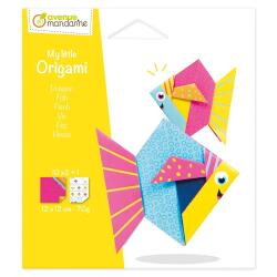 My little Origami, Poisson, 12 x 12 cm, 20F, 70g - Multicolore
