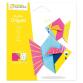 My little Origami, Poisson, 12 x 12 cm, 20F, 70g - Multicolore