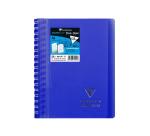 Carnet dessin/croquis reliure intégrale enveloppante Koverbook A6 100 pages papier blanc 125 g couverture polypropylène transparent - Assortis