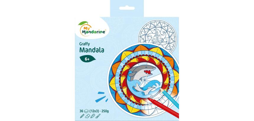 Graffy Pop Mandala, Garçon - Multicolore