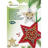Kit à broder, déco étoiles - Vert