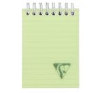 Bloc reliure intégrale Linicolor FRESH en-tête A7 160 pages détachables ligné couverture plastique polypropyène rainuré Couleur aléatoire - Assortis