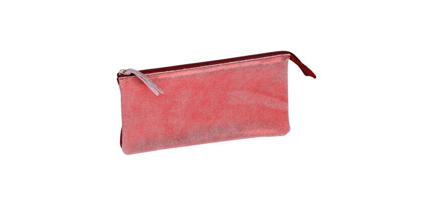 Ruby DAIM Pochette 2 compartiments 22x11 cm Rouge brillant