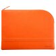 Rhodiarama pochette zippée en simili cuir - taille L (21x28 cm) - Tangerine