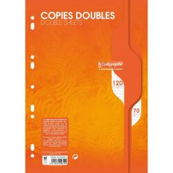 Copies doubles 7000 sous film A4 120 pages perforées petits carreaux 70 g