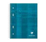 Bind'O Block cahier reliure intégrale A5+ 180 pages détachables perforées 6 trous ligné + cadre en-tête - Assortis