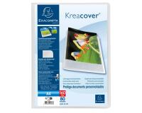 Carpeta de funda Kreacover® Chromaline semirrígido 5/10º - (Vistas: 160 Fundas: 80) - 24x32 cm para A4 - Incoloro