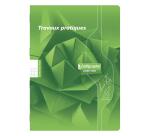 Cahier Travaux Pratiques piqué 7000 A4 64 pages grands carreaux 70 g + uni 90 g - Assortis