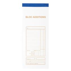 Bill note pad 9,6x23cm 50 duplicate sheets