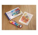 Aquapad Carnet de Voyage album spiralé 15F 13,5x25cm 300g
