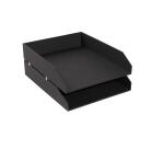 Set de corbeilles à courrier Office by Me, noir