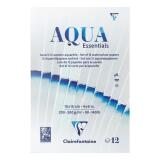 Aqua Essentials bloc collé 12 papiers aquarelle assortis 10x15cm 12F 200g-300g