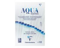 Aqua Essentials bloc collé 12 papiers aquarelle assortis 10x15cm 12F 200g-300g