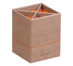 Pot à crayons, en similicuir