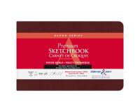 Alpha Series carnet souple 46F 21,6x14cm 150g - Blanc