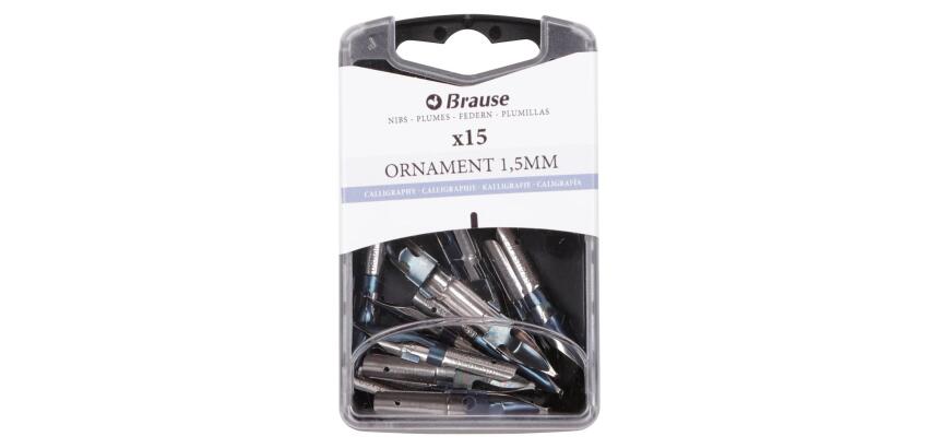 BOITE 15 PLUMES ORNAMENT