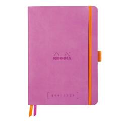 Rhodiarama Goalbook souple A5 240 pages dot papier ivoire 90g - Lilas