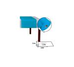 Tête-à-tête en rouleau spunbond, indéchirable et épongeable - 24x0,40m