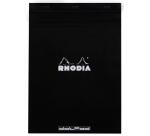 dotPad - bloc agrafé Rhodia N°18 21x29,7 cm dot 80 feuillets 80g - Noir