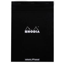 Bloc agrafé dotPad N°18 A4 80 feuilles DOT 80 g. - Noir