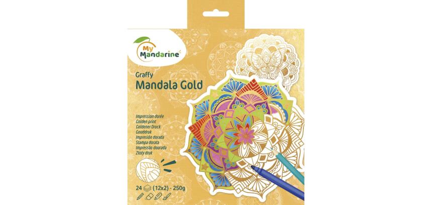 Graffy Mandala, Doré - Or