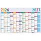 Calendrier Multicolore 13 mois 65 x 40,5 cm Annuel 2026 - Multicolore