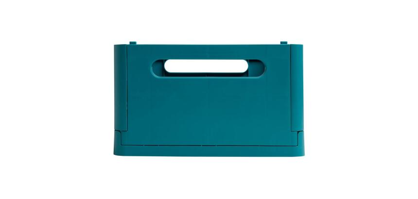 Caja plegable SMARTCASE Skandi - 375x275x163 mm, A4+ - Azul Pacífico