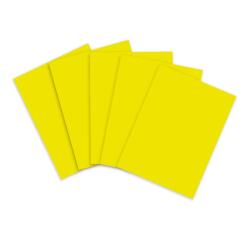 PAPIER AFFICHE FLUO, Paquet de 25 feuilles 90g/m² au format 60x80cm