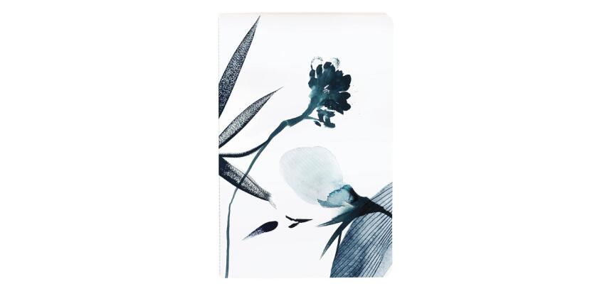 Inkebana, Carnet cousu fil 11x17cm, 64 pages, ligné, ass. - Multicolore