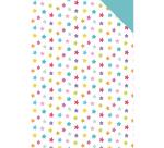 CARTON DÉCOR, Paquet de 40 feuilles 160g/m2 au format 25x35cm - Gribouillage - Multicolore