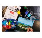 Peinture acrylique fine tube 120ml - Bleu turquoise