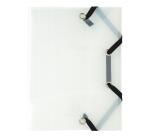 Carpetas con gomas 3 solapas Crystal Polipropileno alta transparencia - Colores surtidos