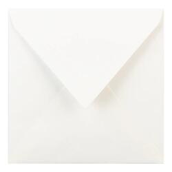25 enveloppes 140x140mm Vergé de France doublées gommées