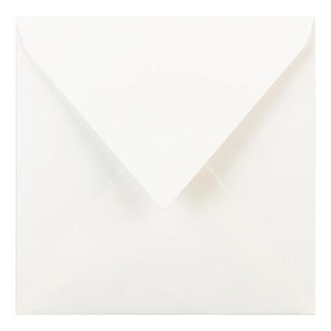 25 enveloppes 140x140mm Vergé de France doublées gommées