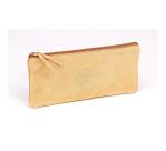 Inspire, Trousse plate en cuir, embossage arbre, 22x11 cm - Or