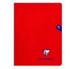 Cahier piqué Mimesys 17x22cm 96 pages petits carreaux couverture polypropylène Couleur aléatoire - Assortis